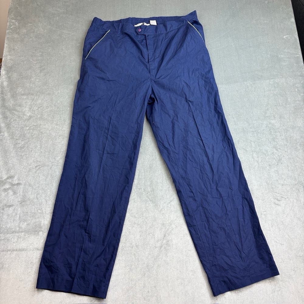 VTG Christian Dior Monsieur Navy Lightweight Pants Men's Large‎